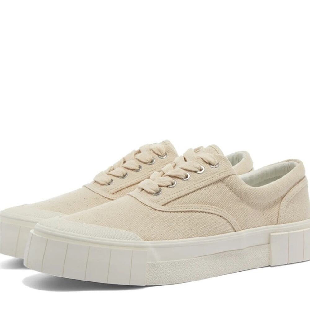 Good News Oatmeal Canvas Opal Core Chunky Sneakers Y2K-40 US Women 9 US Men 7